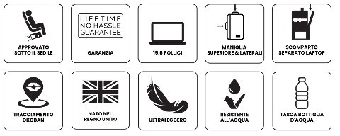 ZAINO DA VIAGGIO Classic Tech 28 Cloud Nine Cabin Zero CABIN ZERO