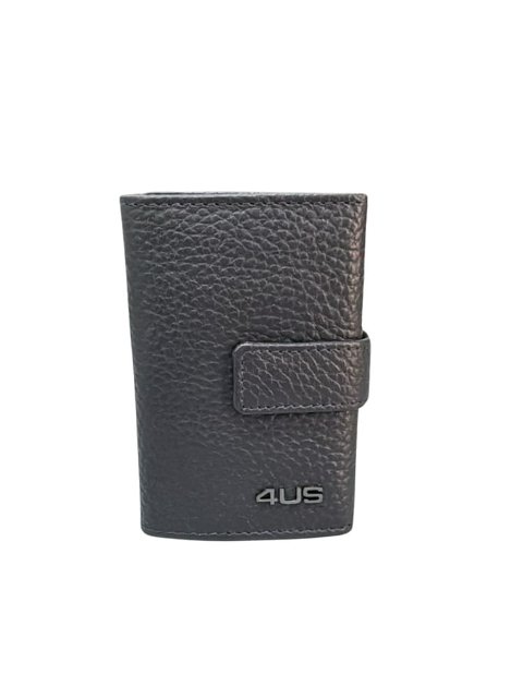 Porta Carte Credito pelle Clip  RFID Uomo blu CESARE  PACIOTTI 4SU