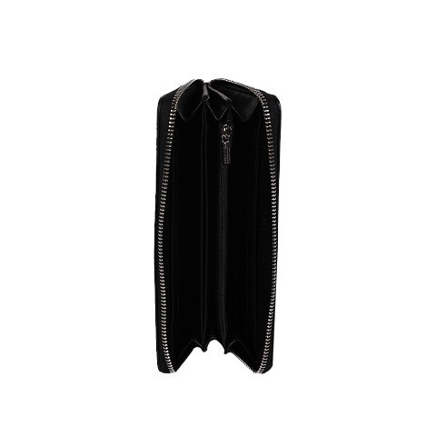 Portafoglio in tessuto gommato con zip O bag O wally