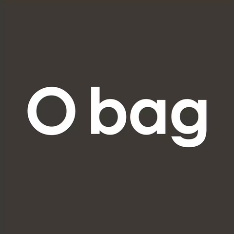 Manico lungo a rombo effetto suede nero O Bag o bag