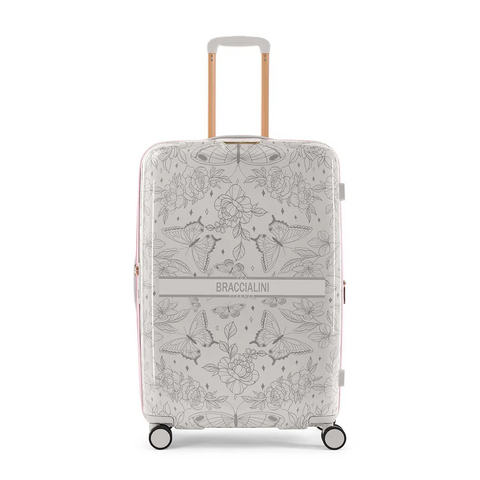 Trolley 4 ruote espandibile 74 cm  Butterfly BRACCIALINI LINEA ARTE