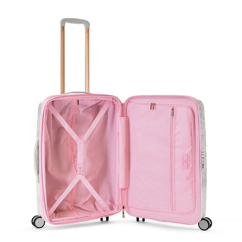 Trolley 4 ruote espandibile 64 cm  butterfly BRACCIALINI LINEA ARTE