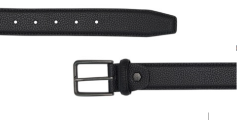 CINTURA UOMO PELLE NERA 3.5 cm lumberjack