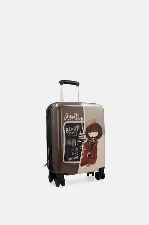 Trolley 4 ruote espandibile 55 cm ANEKKE Linea MADEMOISELLE