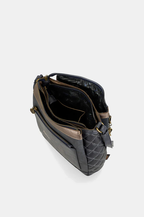 BORSA A TRACOLLA  3 SCOMPARTI ANEKKE Linea Boutique