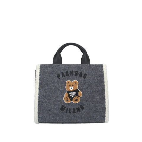 BORSA  A MANO CON TRACOLLA GRIGIA PASHBAG Marge