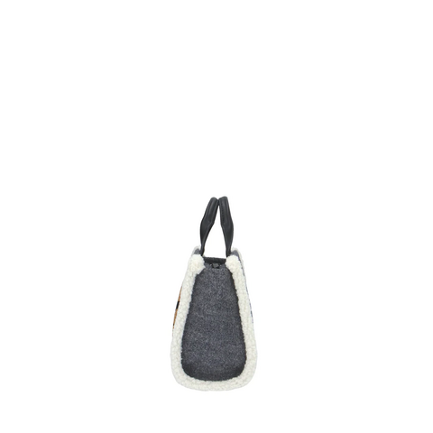BORSA  A MANO CON TRACOLLA GRIGIA PASHBAG Mini Marge