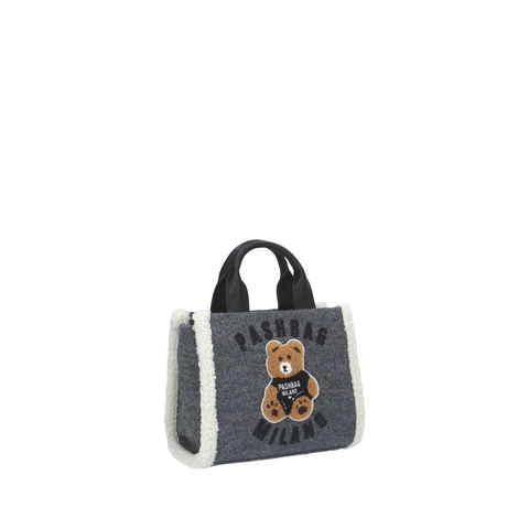 BORSA  A MANO CON TRACOLLA GRIGIA PASHBAG Mini Marge