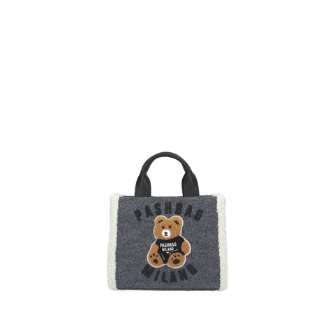 BORSA  A MANO CON TRACOLLA GRIGIA PASHBAG Mini Marge