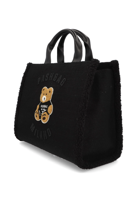 BORSA  A MANO CON TRACOLLA NERA PASHBAG Marge