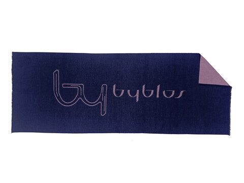 SCIARPA  DONNA  183 x 65 CM By Byblos LOGOMANIA DOUBLE