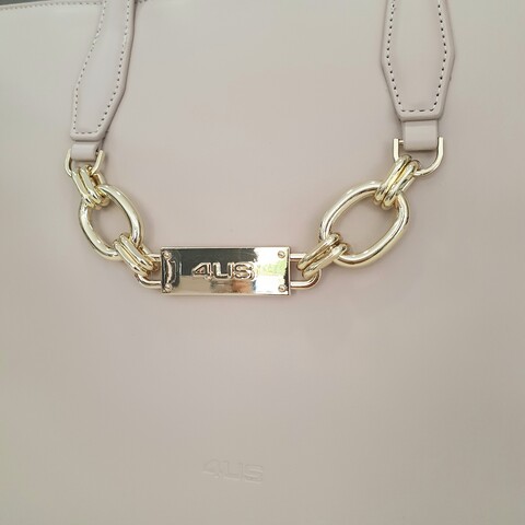 BORSA SHOPPER BEIGE 4US CESARE PACIOTTI 4US WHITNEY