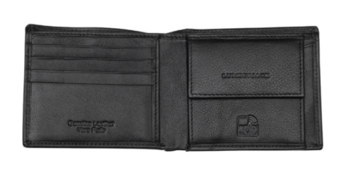 PORTAFOGLIO PELLE  UOMO NERO VALENTINO LINEA PICASSO