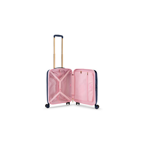 Trolley 4 ruote 55 cm  BLU BRACCIALINI LINEA O CORE