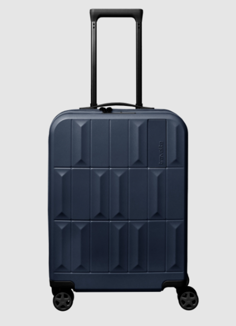 Set 3 trolley grande - medio - cabina Espandibile BLU TRAVELITE Linea Pannello