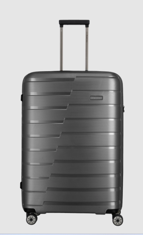 Set 3 trolley grande - medio - cabina  Antracite Espandibile TRAVELITE Linea AIR BASE