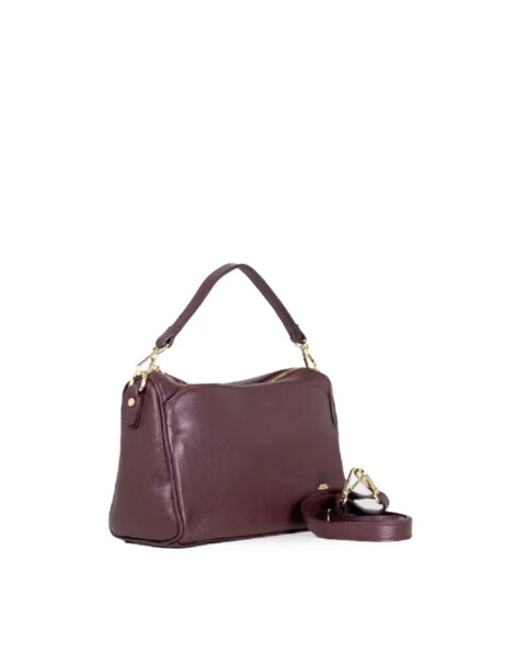 Borsa Tracolla in pelle  Bordo Caleidos linea pelle