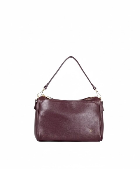 Borsa Tracolla in pelle  Bordo Caleidos linea pelle