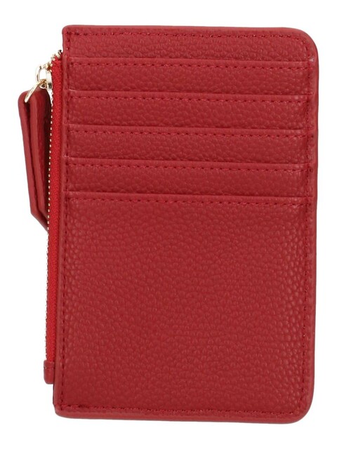 Portacarte  Donna  10 Slot Rosso scuro VALENTINO LINEA  NEVER