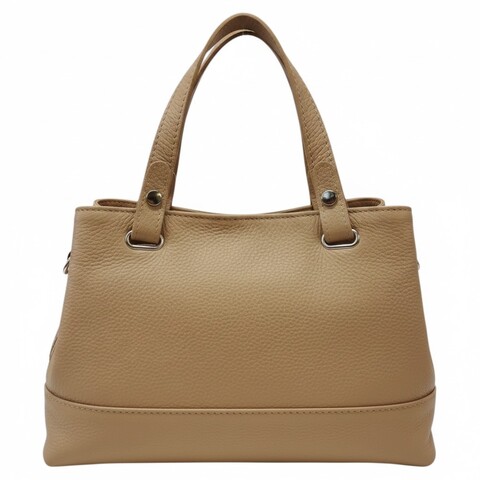 BORSA SHOPPER  CON TRACOLLA CASTORE Caleidos linea pelle