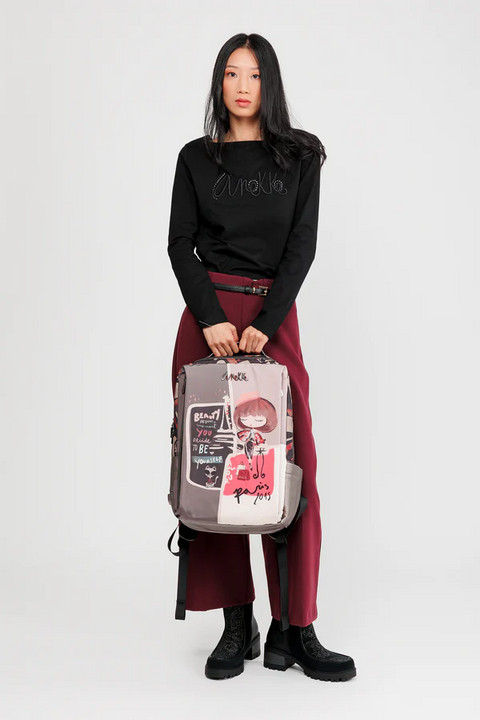 BORSA A ZAINO Porta P/C da viaggio ANEKKE Linea MADEMOISELLE