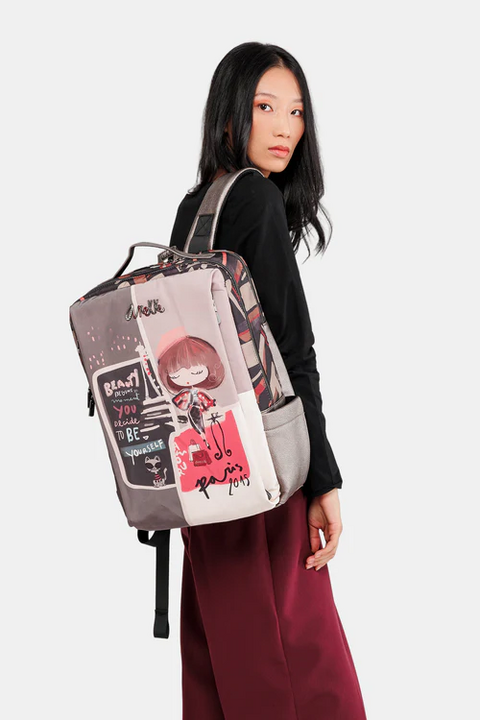 BORSA A ZAINO Porta P/C da viaggio ANEKKE Linea MADEMOISELLE