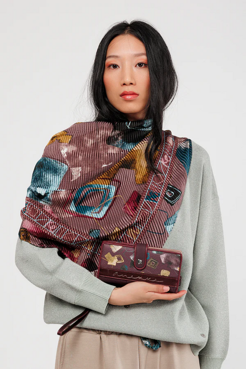 Portafoglio Donna con doppia Chiusura ANEKKE Linea Evolution