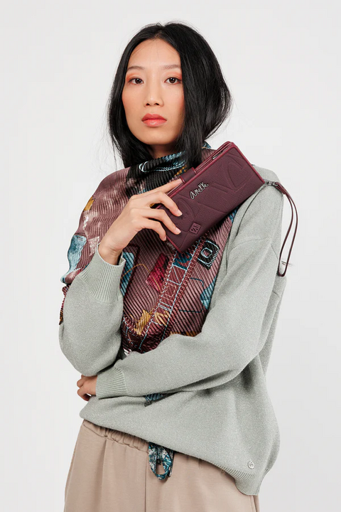 Portafoglio Donna con doppia Chiusura ANEKKE Linea Evolution