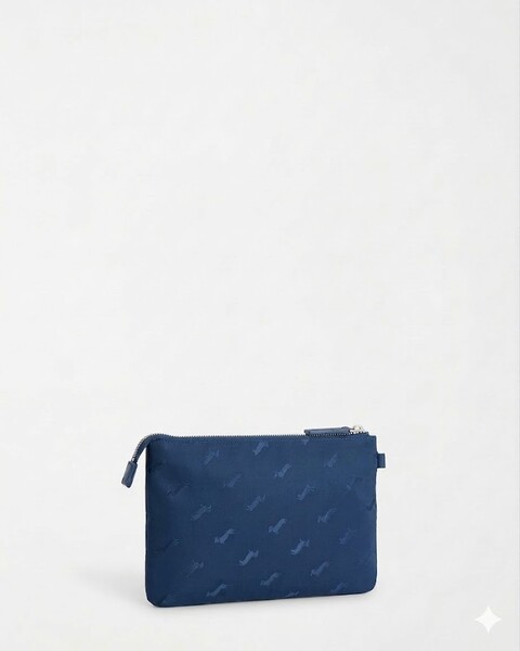 POCHETTE  UOMO BLU  All Over Harmont & Blaine FURORE