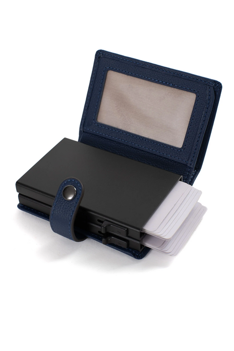 Porta Carte Credito  pelle RFID 12 slot 468368 HEXAGONA Confort