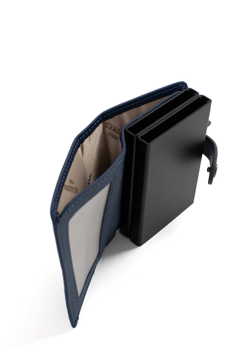 Porta Carte Credito  pelle RFID 12 slot 468368 HEXAGONA Confort