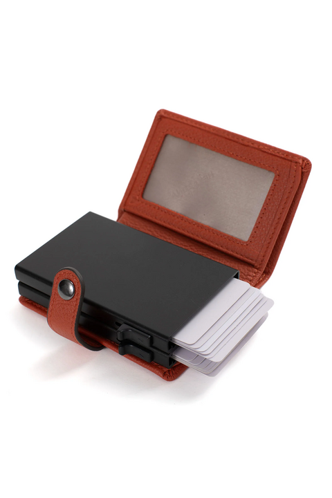 Porta Carte Credito  pelle RFID 12 slot 468368 HEXAGONA Confort