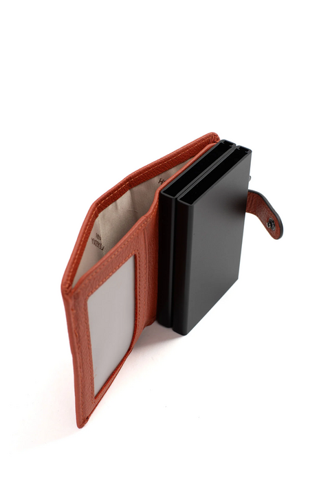 Porta Carte Credito  pelle RFID 12 slot 468368 HEXAGONA Confort