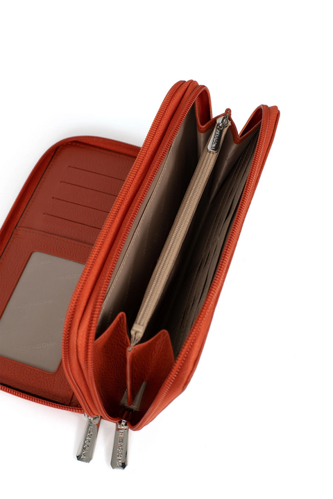 Portafoglio Donna Doppia zip pelle  467399 HEXAGONA Confort