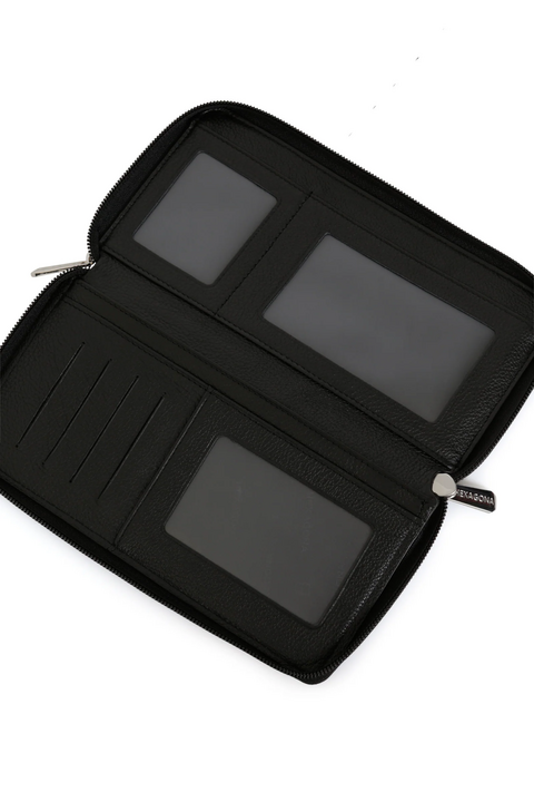 Portafoglio Donna Doppia zip pelle  467399 HEXAGONA Confort