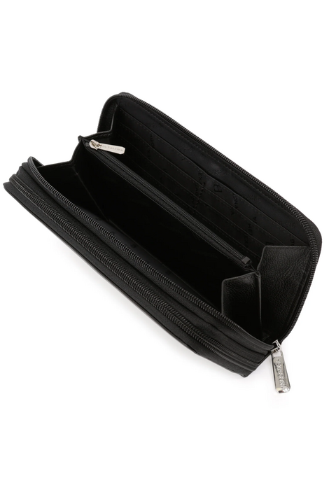 Portafoglio Donna Doppia zip pelle  467399 HEXAGONA Confort