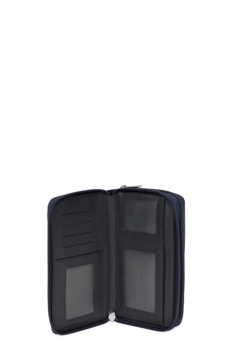 Portafoglio Donna Doppia zip pelle  467399 HEXAGONA Confort