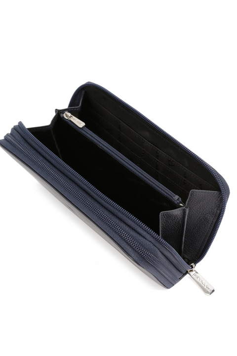 Portafoglio Donna Doppia zip pelle  467399 HEXAGONA Confort