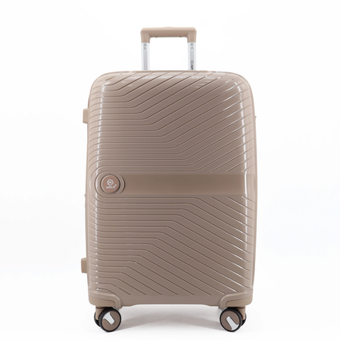 Set 3 trolley grande - medio - cabina-cabina espadibile Khaki NPLE Linea SOLID