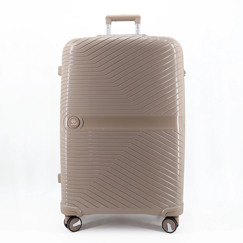 Set 3 trolley grande - medio - cabina-cabina espadibile Khaki NPLE Linea SOLID