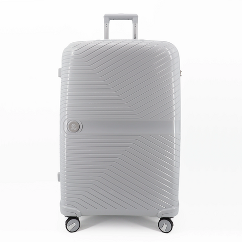 Set 3 trolley grande - medio - cabina-cabina espadibile grigio chiaro NPLE Linea SOLID