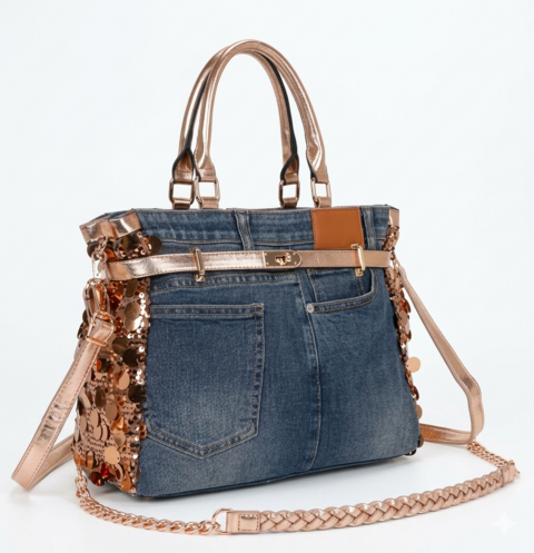 BORSA A MANO BLU JEANS XSL-2314 VIVIAN