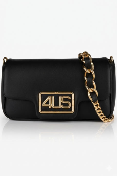 BORSA  A TRACOLLA CON PATTA  NERA 4US CESARE PACIOTTI 4US MABEL