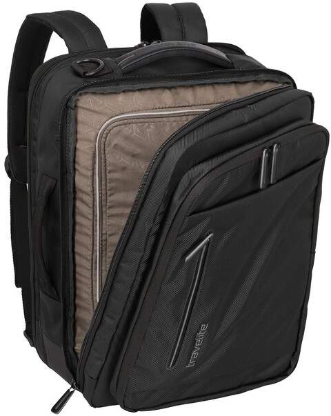 BORSA ZAINO DA VIAGGIO NERO TRAVELITE linea crosslite