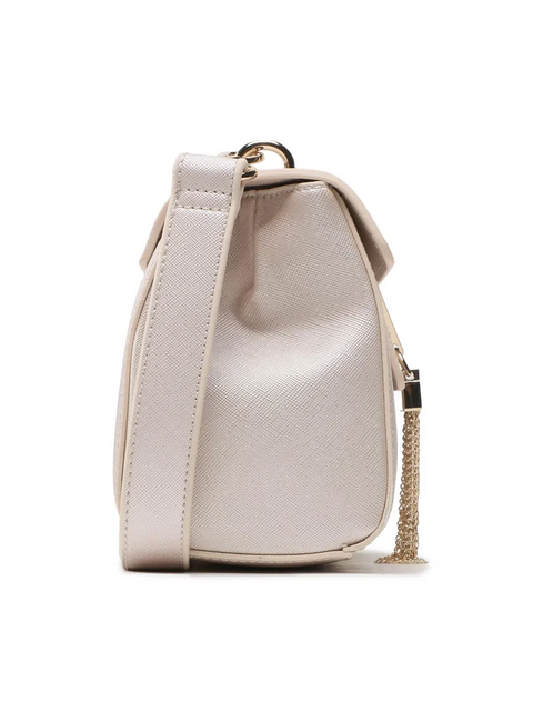Borsa a Tracolla con patta  Saffiano VBS1IJ13 platino VALENTINO DIVINA