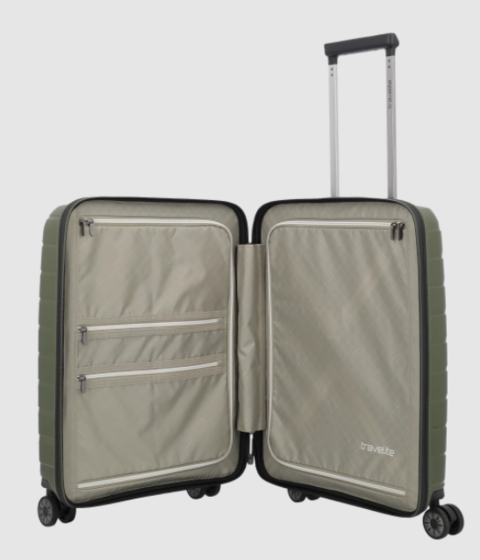 Trolley Cabina 4 Ruote business P/C in polipropilene 075346 TRAVELITE Linea AIR BASE
