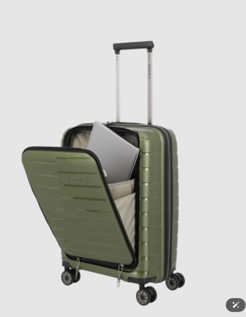 Trolley Cabina 4 Ruote business P/C in polipropilene 075346 TRAVELITE Linea AIR BASE