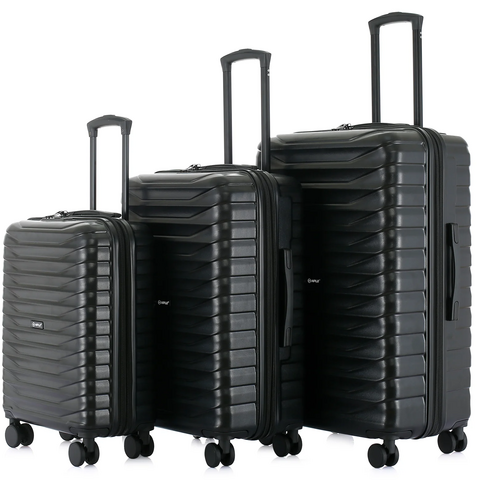 Set 3 trolley grande - medio - cabina  ABS  Espandibile Rose NPLE Linea KRIPTON