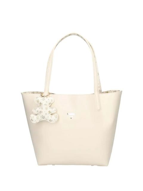 BORSA SHOPPER  AVORIO  DOUBLE FACE PASHBAG TARYN