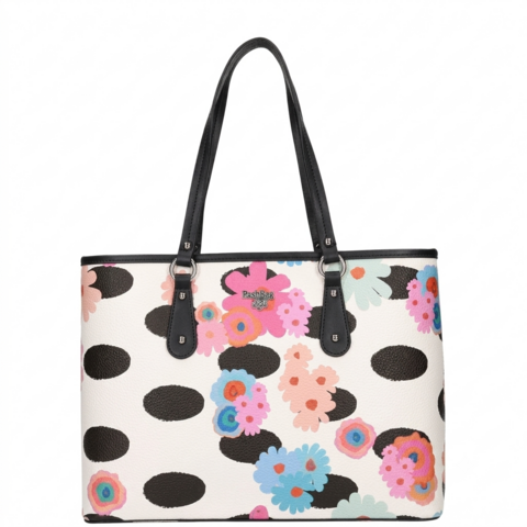 BORSA SHOPPER  BIANCO CANDIES PASHBAG JANINE